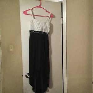 Girls  ( S ) Navy blue and white Maxi dress